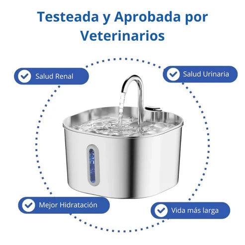 Fuente de Agua para Mascotas que Favorece una Hidratación Saludable